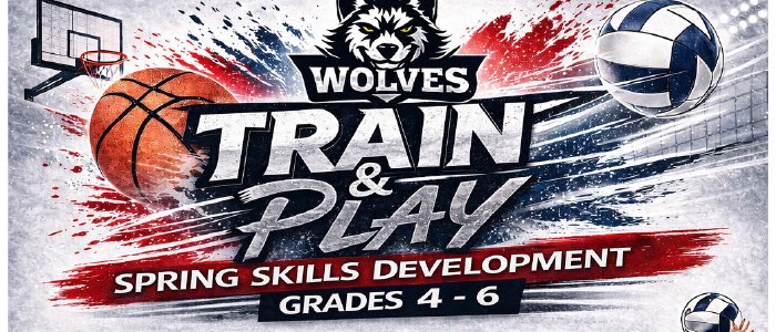 Wolves Train & Play — Spring Skills Development for Grades 4-6